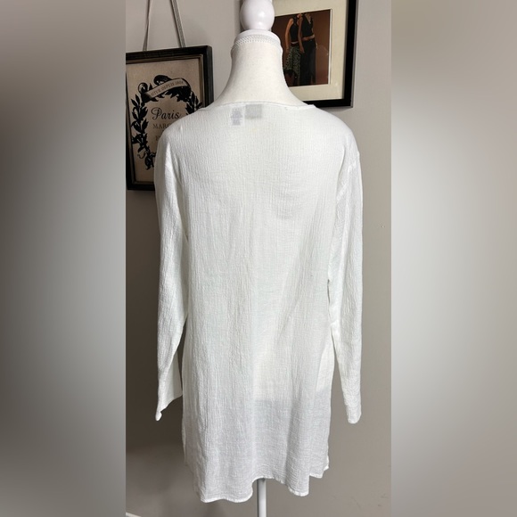 ISLANDER SZ. M 100% COTTON TUNIC - Picture 2 of 3